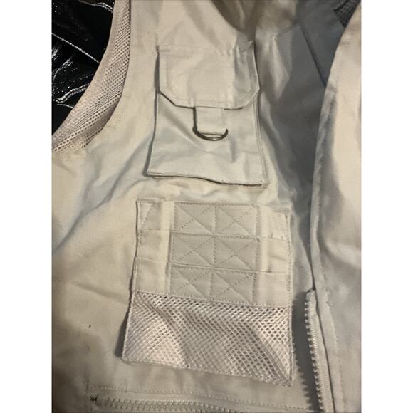 Fox Fire Ultimate Vest Mens Large Hiking Fishing Hunting Cargo Pockets - Picture 6 of 7